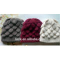 Chapeau en tricot en mouton pour femmes en hiver